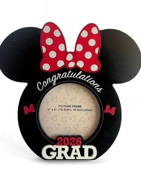 2026 Minnie Mouse Graduation Picture Frame